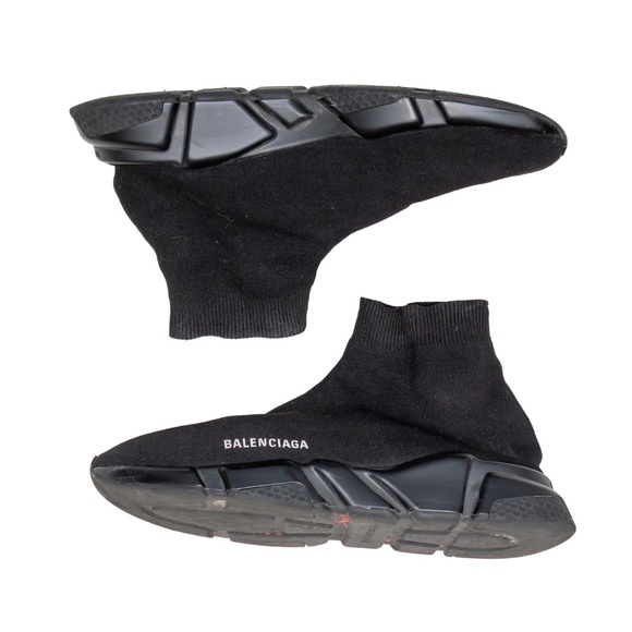Balenciaga Speed Trainer 2.0 Black Knit Sock Sneakers – Estimated Size US 11 - Picture 7 of 10